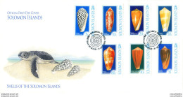 Definitiva. Conchiglie 2006. 2 FDC. - Salomonen (...-1978)