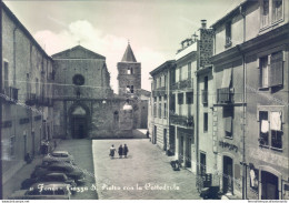 O624 Cartolina Fondi Piazza S.pietro Con La Cattedrale Provincia Di Latina - Latina