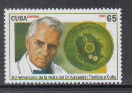 2013 Cuba Alexander Fleming Penicillin Health Complete Set Of 1 MNH - Ongebruikt