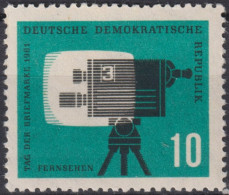 1961 DDR, ** Mi:DD 861, Yt:DD 574, Tag Der Briefmarke, Fernseher Und Kamera - Giornata Del Francobollo