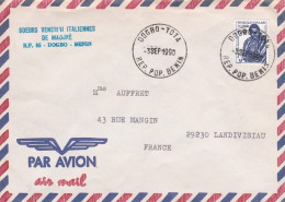 BENIN-1990-Lettre De DOGBO-TOTA  Pour CHATOU-78 (France)....timbre Seul Sur Lettre.... Cachet - Benin - Dahomey (1960-...)