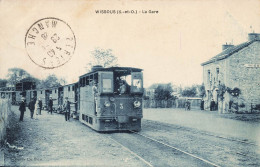 Wissous * La Gare * Train Tramway * Ligne Chemin De Fer Essonne * Conducteur Cheminot Villageois - Autres & Non Classés