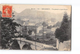 BEDARIEUX - Vue Générale Et Pont Chapaz - Très Bon état - Bedarieux