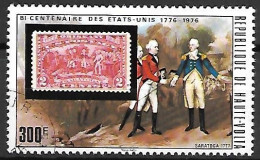 HAUTE  VOLTA    -   Bi Centenaire  Des  Etats-Unis   /   Saratoga 1777  -  Oblitéré - Onafhankelijkheid USA