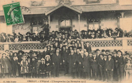 Cérilly * L'hôpital , L'inauguration Le 29 Novembre 1911 * Santé Médecine * Enfants Villageois - Autres & Non Classés