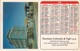 Calendarietto - Damiano Colombo E Figli S.p.a. - Noviglio - Milano - Anno 1991 - Petit Format : 1991-00