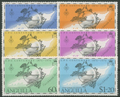 Anguilla 1974 Weltpostverein UPU Landkarte Emblem 198/03 Postfrisch - Anguilla (1968-...)