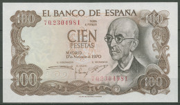 Spanien 100 Pesetas 1970, Manuel De Falla, KM 152 A, Kassenfrisch (K767) - 100 Peseten