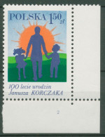 Polen 1978 Arzt & Kinderbuchautor Henryk Goldszmit 2582 Ecke Postfrisch - Unused Stamps