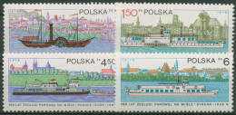 Polen 1979 Schiffe Dampfschiffe 2633/36 Postfrisch - Ungebraucht