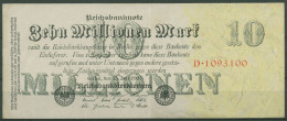 Dt. Reich 10 Millionen Mark 1923, DEU-107 Serie D, Gebraucht (K1311) - 10 Mio. Mark
