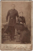 Latvia Lettland, Riga, Big Visit Cabinet Card - Lettland