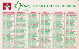 Calendarietto - Il Pino - Pulitura A Secco - Bologna - Anno 1991 - Petit Format : 1991-00