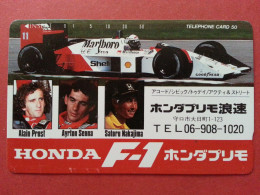 JAPON Formule 1 F1 PROST SENNA NAKAJIMA MARLBORO HONDA Used See Scan (BF1217 - Coches