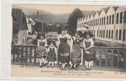 221 DEPT 68 édit. N D N° 1001 : Massevaux Alsaciennes Sur Le Pont De La Doller Campagne 1914 1918 Visée Paris 635 Suite - Masevaux
