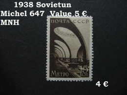 Russia Soviet 1938, Russland Soviet 1938, Russie Soviet 1938, Michel 647, Mi 647, MNH   [09] - Unused Stamps