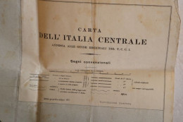 ITALIE CENTRALE - Cartes Topographiques