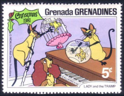 462 Grenada Disney Lady And The Tramp Belle Et Le Clochard MNH ** Neuf SC (GRG-51d) - Kino