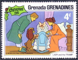 462 Grenada Disney Lady And The Tramp Belle Et Le Clochard MNH ** Neuf SC (GRG-50a) - Cinema