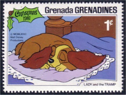 462 Grenada Disney Lady And The Tramp Belle Et Le Clochard MNH ** Neuf SC (GRG-47d) - Kino