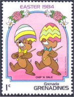 462 Grenada Disney Paques Easter Easter Chip Dale MNH ** Neuf SC (GRG-35c) - Easter