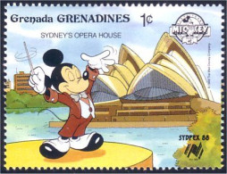 462 Grenada Disney Sydpex 88 Mickey Sydney Opera MNH ** Neuf SC (GRG-28c) - Esposizioni Filateliche