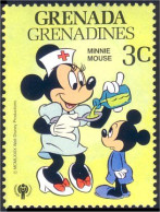 462 Grenada Disney Minnie Infirmiere Nurse MNH ** Neuf SC (GRG-11c) - Medicine