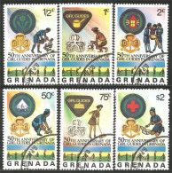 460 Grenada Complete To $2 Scouts 50th Girl Guides 50 Ans (GRE-169) - Altri & Non Classificati