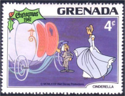 460 Grenada Cendrillon Disney Cinderella Carosse Pumpkin Carriage Citrouille MNH ** Neuf SC (GRE-122c - Kino