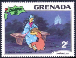 460 Grenada Disney Cinderella Cendrillon Fee Marraine Fairy Godmother MNH ** Neuf SC (GRE-120d) - Fairy Tales, Popular Stories & Legends