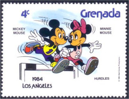 460 Grenada Disney Mickey Minnie Hurdles Haies MNH ** Neuf SC (GRE-95c) - Summer 1984: Los Angeles