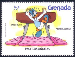 460 Grenada Disney Daisy Pommel Horse Cheval Arcon MNH ** Neuf SC (GRE-91c) - Summer 1984: Los Angeles