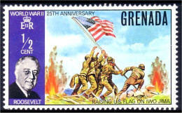460 Grenada Flag Iwo Jima Roosevelt MNH ** Neuf SC (GRE-23b) - WW2
