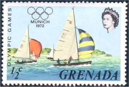 460 Grenada Munich 72 Voilier Sailing Ship MNH ** Neuf SC (GRE-3a) - Granada (...-1974)