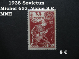 Russia Soviet 1938, Russland Soviet 1938, Russie Soviet 1938, Michel 653, Mi 653, MNH   [09] - Ungebraucht