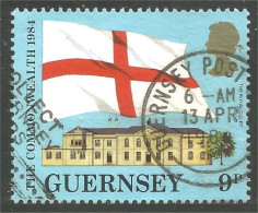 468 Guernsey Flag Drapeau (GUE-93) - Timbres