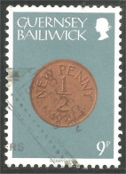 468 Guernsey 9p Coin Pièce De Monnaie New Penny (GUE-64e) - Guernesey