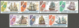 462 Grenada Bicentenaire 1776 Revolution MNH Bateau Voilier Ship Boat American ** Neuf SC (GRG-106a) - Grenada (1974-...)