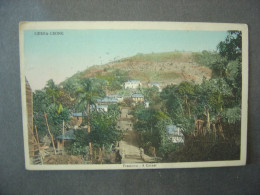 1910 - Vintage Postcard - FREETOWN - A Corner - See Stamp From  Congo-Belge - Sierra Leona