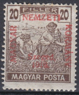 Hongrie Szeged 1919 Mi 11 MH * Moissonneurs  Cote 65 € (A8) - Szeged