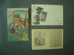 3 Vintage Postcards From Japan - Sammlungen & Sammellose