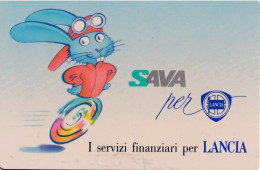 Calendarietto - Sava Per Lancia - Anno 1991 - Petit Format : 1991-00
