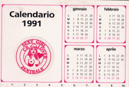 Calendarietto - Sexy Girl Cb Lover Zentrale - Anno 1991 - Petit Format : 1991-00