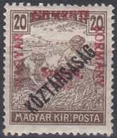 Hongrie Szeged 1919 Mi 33 MH * Moissonneurs   (A8) - Szeged
