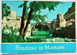 [BOSNIA H.] MOSTAR - 1964 - View Of The Old Bridge - Bosnie-Herzegovine