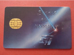 CARTE A PUCE SALON PRO DEMONSTRATION SGS THOMSON SERVICE AND TECHNOLOGY (BF1217 - Badge Di Eventi E Manifestazioni