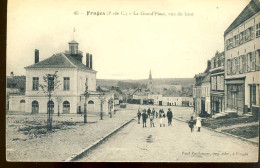 Fruges Le Grand Place Vue Du Haut - Fruges