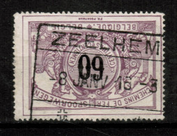 CHEMINS DE FER TR 22, Obliteration Centrale, ZEELHEM, RARE - Sonstige & Ohne Zuordnung