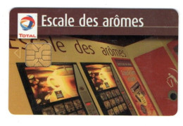 CARTE De FIDELITE A PUCE TOTAL ESCALE DES AROMES - Cartes De Fidélité Et Cadeau