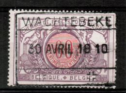 CHEMINS DE FER TR 37, Obliteration Centrale, WACHTEBEKE - Other & Unclassified